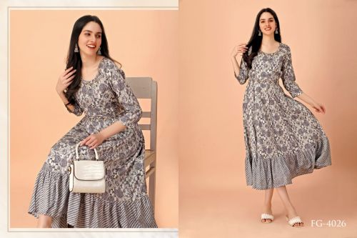 FG Violet By Fashion Gallaria Designer Kurtis Catalog